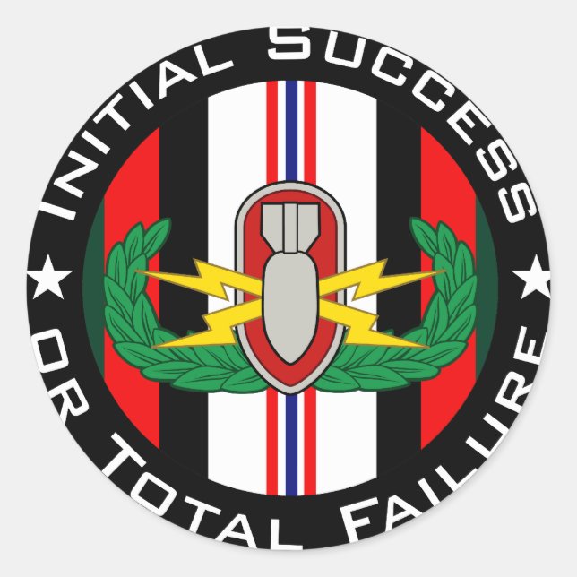 Adesivo EOD na cor OEF ISoTF (Frente)