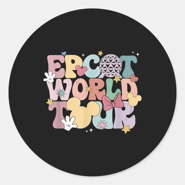 Adesivo Epcot World Tour (Frente)