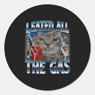 Adesivo Epic Cat Eated Lover Cat Gas I All Silly Saying