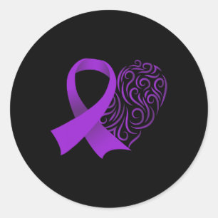 Adesivo Epilepsia Consciência Mês Roxo Advocacia da Fita E