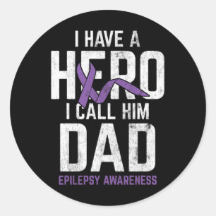 Adesivo Epilepsia Epilepsia Pai Herói Sensibilização Epile