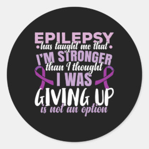 Adesivo Epilepsia Guerreira Púrpura Fita Epilepsia Sensibi