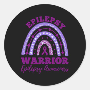 Adesivo Epilepsia Guerreira Sensibilização Arco-Íris