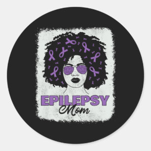 Adesivo Epilepsia Sensibilização Mãe Mulheres Afro-America
