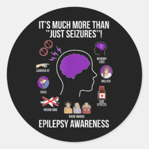 Adesivo Epilepsia Sensibilização Mês Guerreiro da Epilepsi