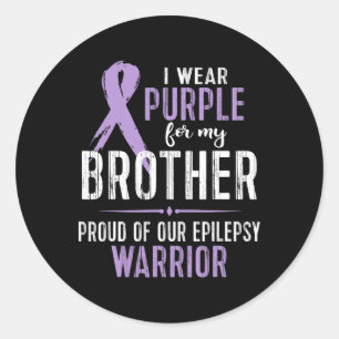 Adesivo Epilepsia Sensibilização Meu Irmão Guerreiro Tee