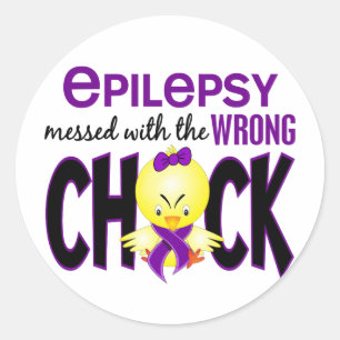 Adesivo Epilepsia sujada com o pintinho errado