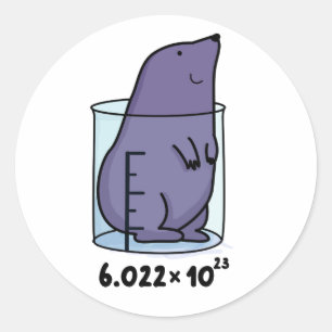 Adesivo Equação Do Linguado Em Um Sopro De Beaker