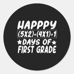 Adesivo Equação Matemática Feliz 100 Dias De Escola Ki