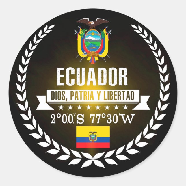 Adesivo Equador (Frente)