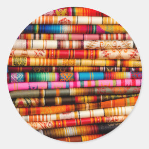 Adesivo Equador, Área de Quito, Mercado de Artesanato Ota