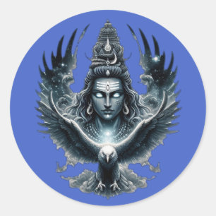 Adesivo Equilíbrio Cósmico: Shiva & a Cripta da Águia