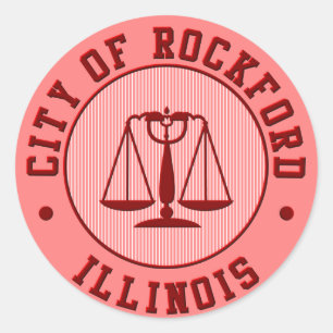 Adesivo Equipa de beisebol do pêssego do KRW Rockford