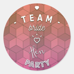 Adesivo Equipa reprime - hen party