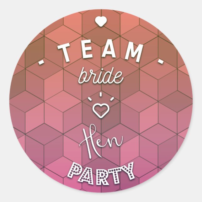 Adesivo Equipa reprime - hen party (Frente)