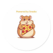 Equipado com snacks - Desenho Engraçado de Comida