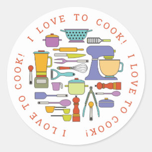 Adesivo Equipamento de Cozinhar, Gadgets e Utensílios Pad