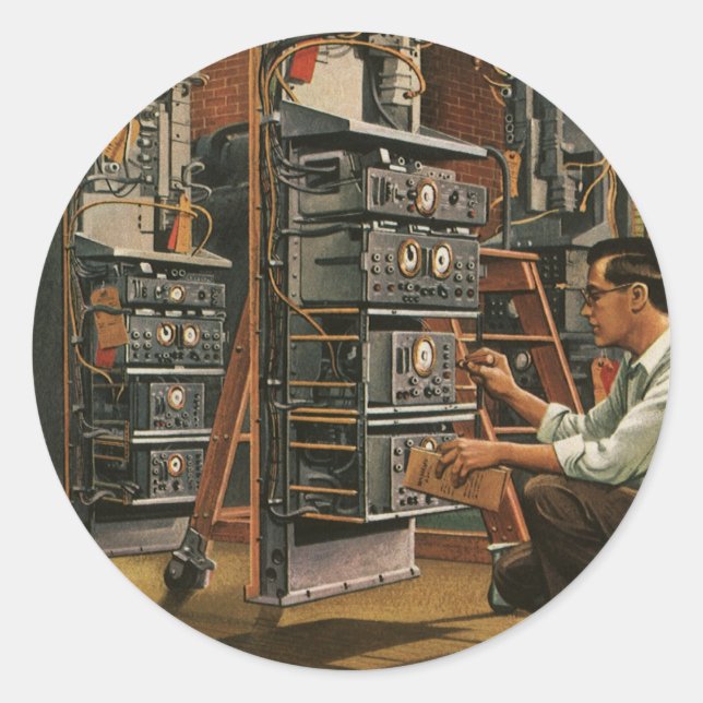 Adesivo Equipamento de fixação do técnico de rádio da Vint (Frente)