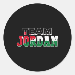 Adesivo Equipe Bandeira Jordaniana Patriótica Jordânia
