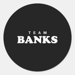 Adesivo Equipe Banks Sobrenome Personalizado Noiva Noivo F