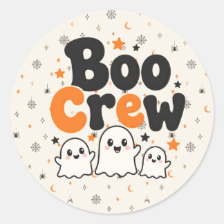 Adesivo Equipe Boo Correspondência de Halloween 