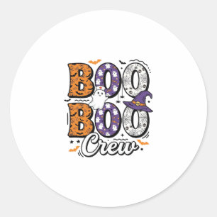 Adesivo Equipe Boo Enfermeira Design de Camisa Vintage de