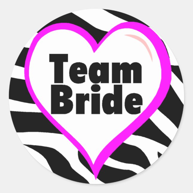 Adesivo Equipe Bride Zebra Stripes (Frente)