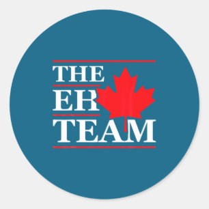 Adesivo Equipe Canadá Eh Mapa de Comédia Canadense Engraça