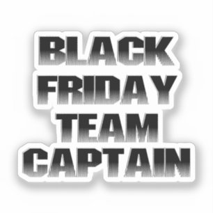 Adesivo Equipe da BLACK FRIDAY do Álbum de Recortes