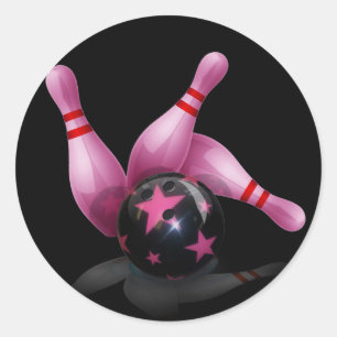 Adesivo Equipe da boliche - bola e pinos
