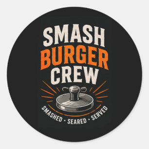 Adesivo 🍔 Equipe da Cozinha do Smash Burger 🔥