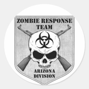 Adesivo Equipe da resposta do zombi: Divisão da arizona