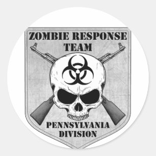 Adesivo Equipe da resposta do zombi: Divisão de