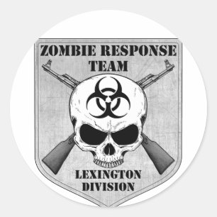 Adesivo Equipe da resposta do zombi: Divisão de Lexington