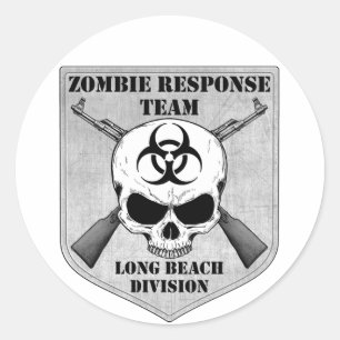 Adesivo Equipe da resposta do zombi: Divisão de Long Beac