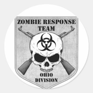 Adesivo Equipe da resposta do zombi: Divisão de Ohio
