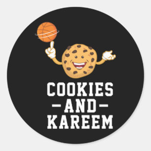 Adesivo Equipe De Basquete Para Homens - Cookies E Kareem