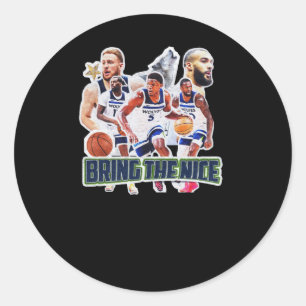 Adesivo Equipe de basquetebol Minnesota Squad Design 1