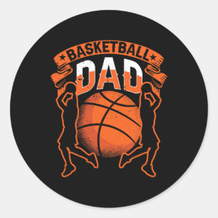 Adesivo Equipe de Coach do Jogador de Pai de Basquete Padr