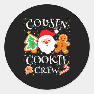 Adesivo Equipe de Confeiteiros de Natal 2025 dos Primos Fa
