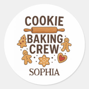 Adesivo Equipe de cozinheiros personalizados - Nome person