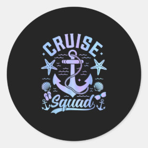 Adesivo Equipe de Cruzeiro 2026 Viagem de Navio de Cruzeir