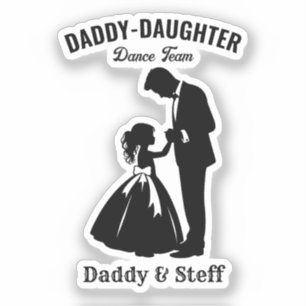 Adesivo Equipe de dança pai-filha (2)
