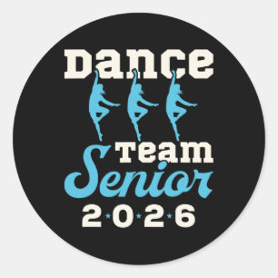 Adesivo Equipe de Dança Senior 2026 Noite Sênior Graduação