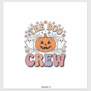 Adesivo Equipe de Fantasma de Halloween Fofo Espantoso Vin
