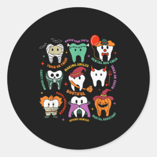 Adesivo Equipe de Fantasmas Dentários de Halloween Fantasi