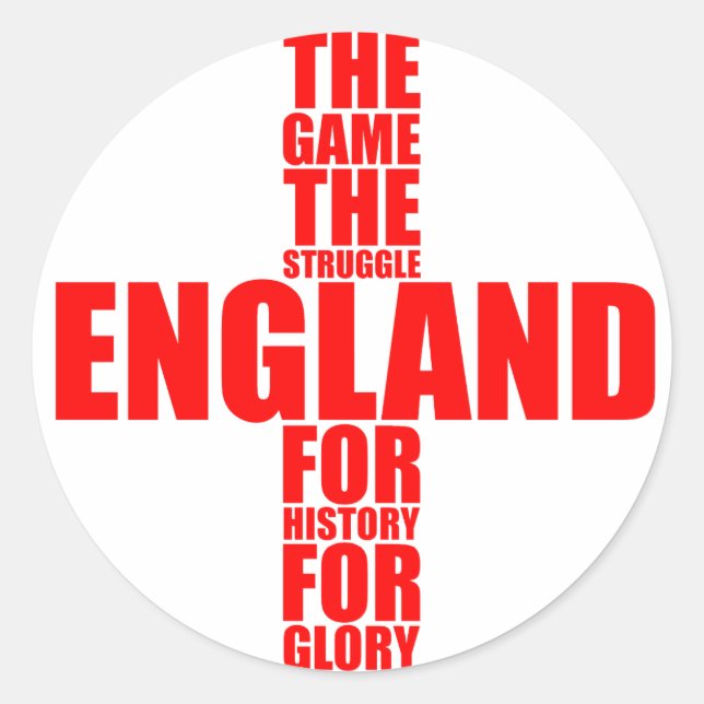 Adesivo Equipe de futebol de bandeira da Inglaterra (Frente)