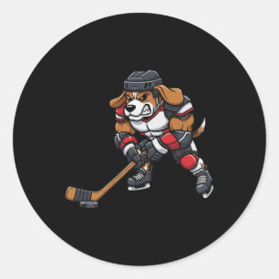 Adesivo Equipe de jogador de hóquei no gelo de Beagle lega