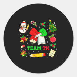 Adesivo Equipe de Laço Coquette Tk Natal Transicional Kind
