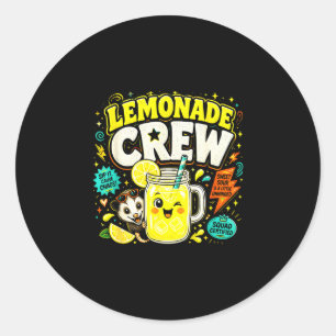 Adesivo Equipe de limonada engraçada crianças fofas barrac